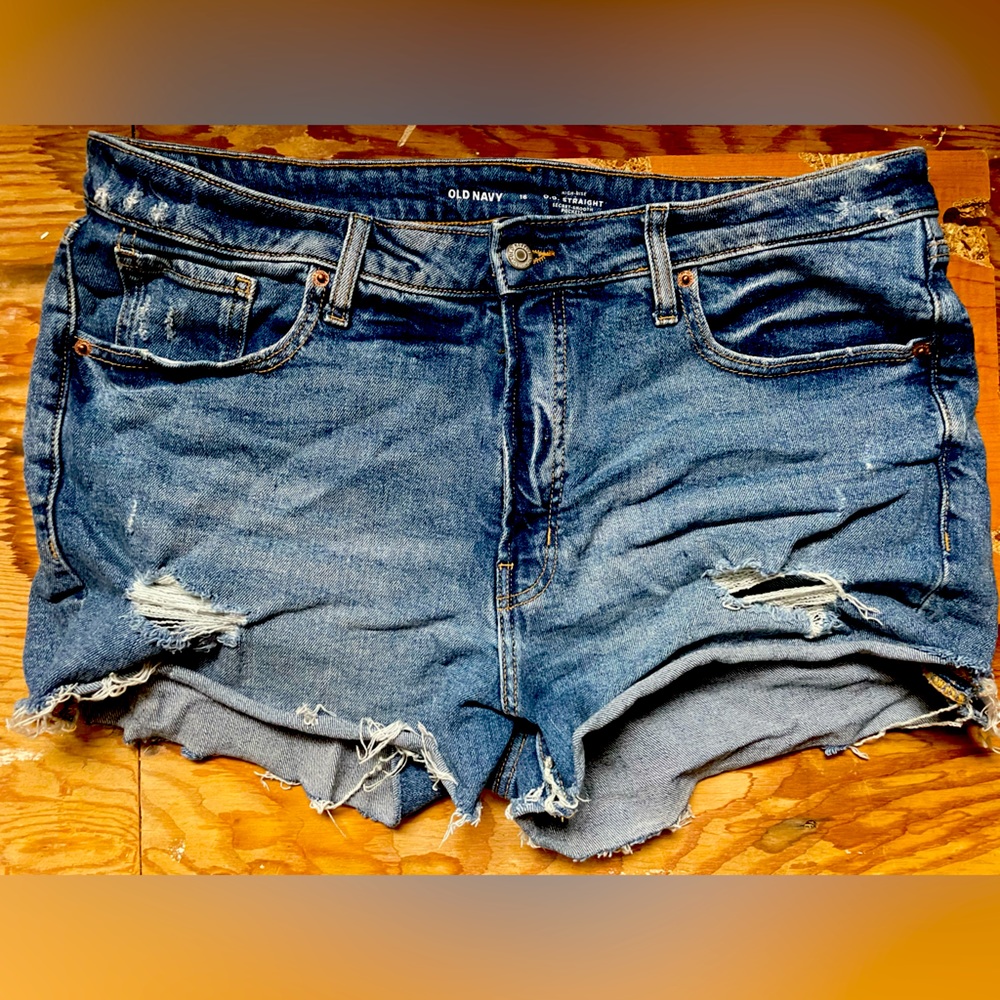 Old Navy size 16 High rise Denim shorts